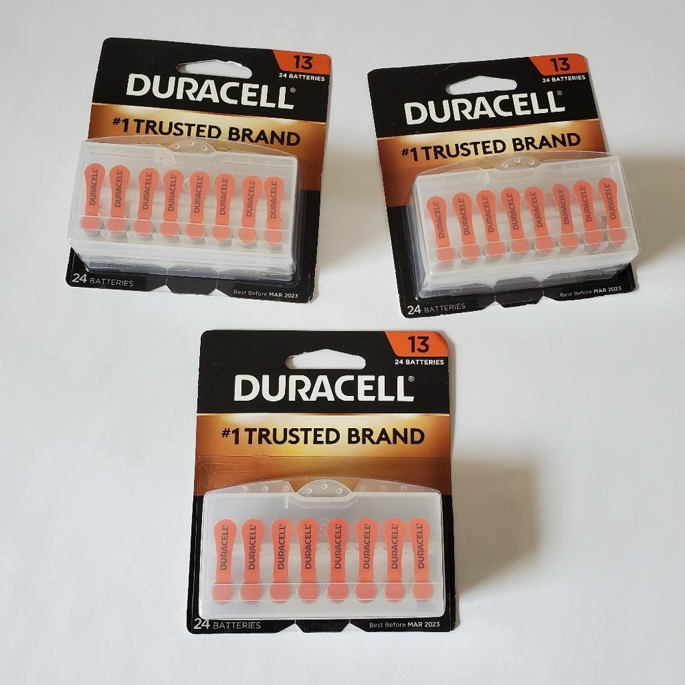 Hearing Aid Duracell 72 count Batteries